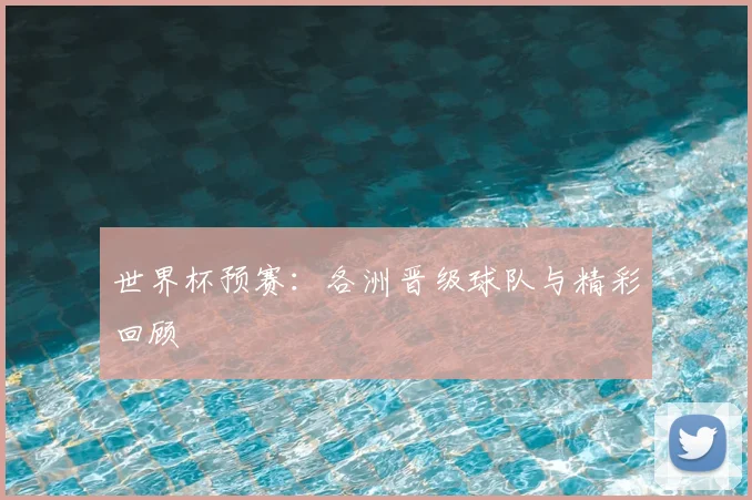 世界杯预赛：各洲晋级球队与精彩回顾