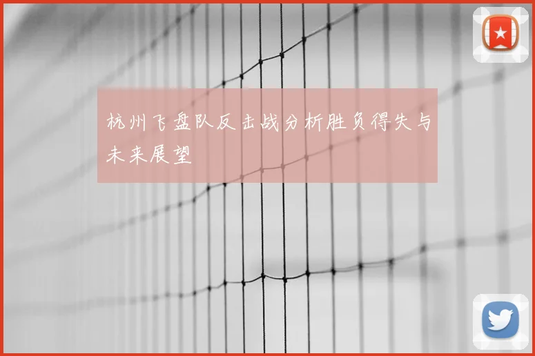杭州飞盘队反击战分析胜负得失与未来展望